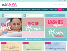 Tablet Screenshot of estilospa.com.ar